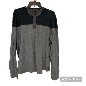 Lucky’s men’s long sleeve henley tee